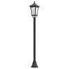 1,3 m Tuinlamp Paalverlichting, LED Buiten Zonne-Paallampen, Waterdicht IP44 voor Terras, Tuin, Pad, Koel Wit