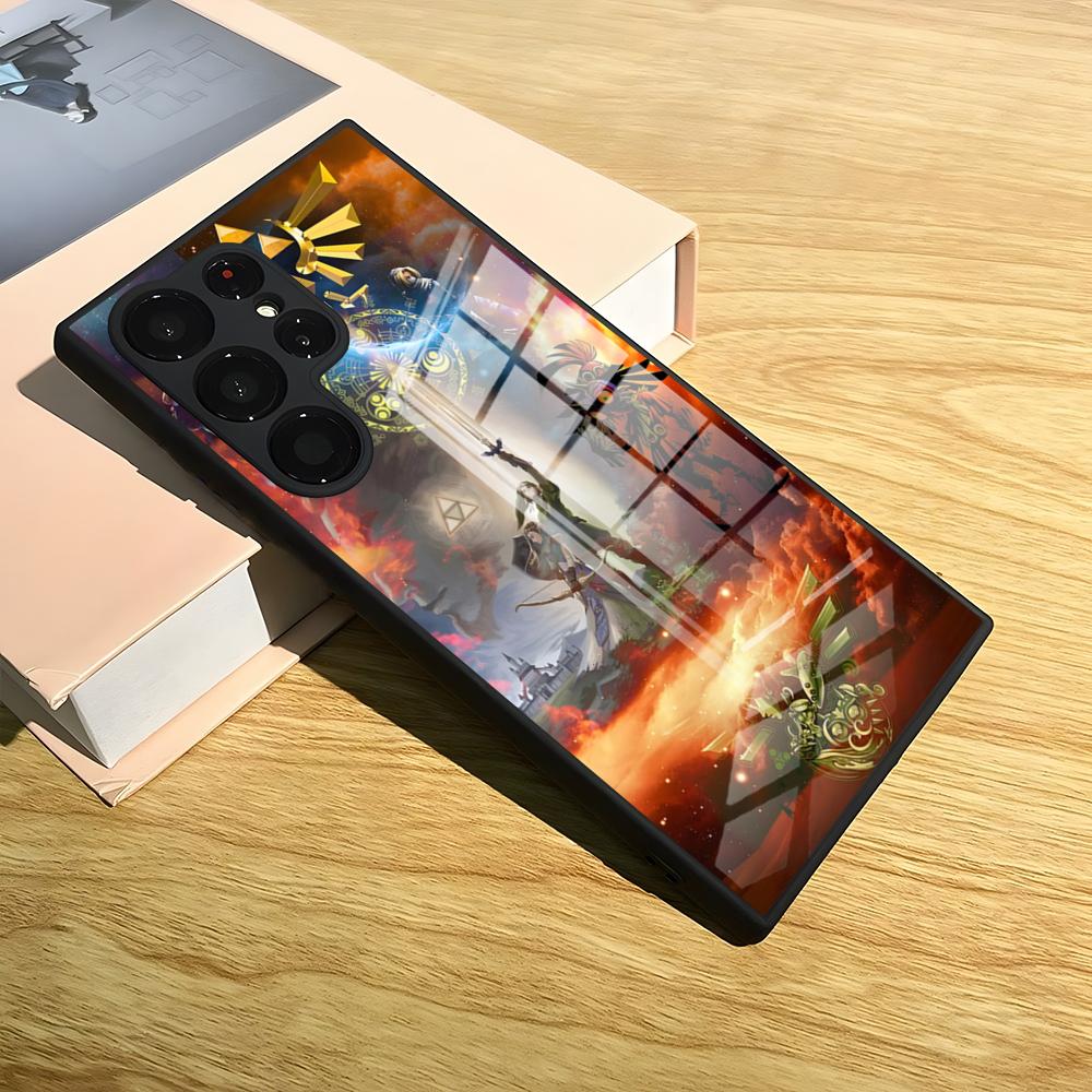 

Game-L-Legends-Of-Z-Zeldas Phone Case For Samsung S24 Ultra S25 S23 S22 S20 Fe S21 Plus A54 A24 A53 A16 A13 Glass Cover Samsung s25