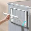Balcony Washing Machine Magnetic Storage Rack Washing Machine Side Folding Clothes Towel Hanger Storage Rack Bathroom Shelf