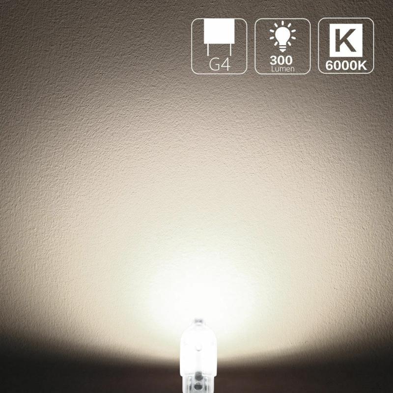 10pcs/lot G4 LED Bulb 3W 12V/AC220V Chandelier Light Warm/Cold White 2835SMD 12LEDS Replace Halogen Lamp 360 Beam Angle Lighting