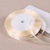 25 Yards 6/10/12/15/20/25/32/38/50/75mm Beige Color Polyester Satin Ribbon for Wedding Party Decoration&DIY Gift Wrapping Ribbon