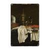 Oil Painting Style Retro Characters Landscapes Metal Tin Sign Wall Poster