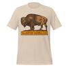 Yellowstone Bison T-Shirt, Retro-Stil (100% Baumwolle, Unisex)