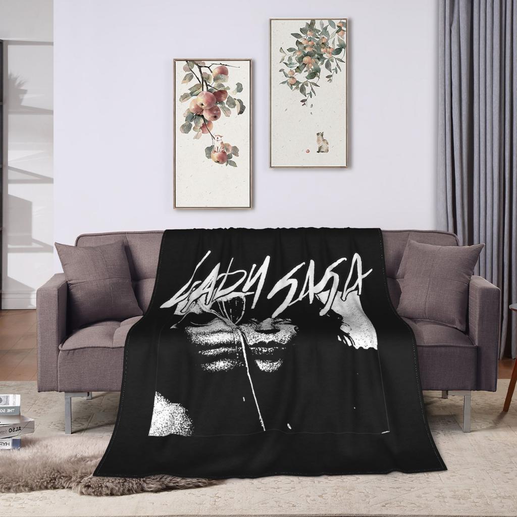 Lady Gaga Abracadabra Mayhem Coperte Flanella Primavera Autunno Coperte Calde Multifunzione per Divano Camera da Letto Copriletti