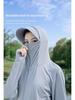Qinlimei UPF50+ Hooded Sun Protection Ice Silk Jacket for Men & Women