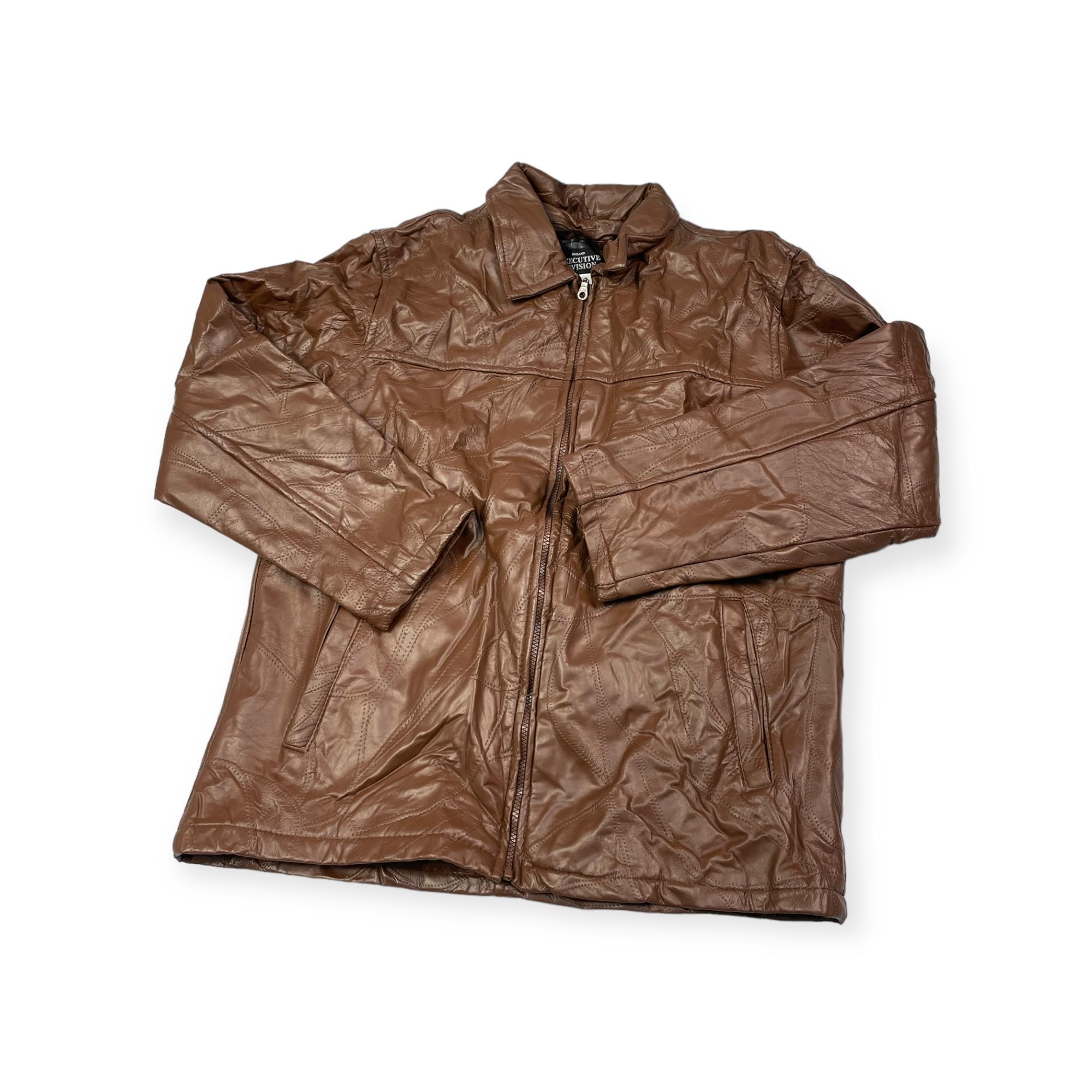 

HABAND EXECUTIVE DIVISION L Men s Leather Jacket - Used