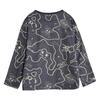 One Piece Boys Logo Long-Sleeved Long Pyjama Set
