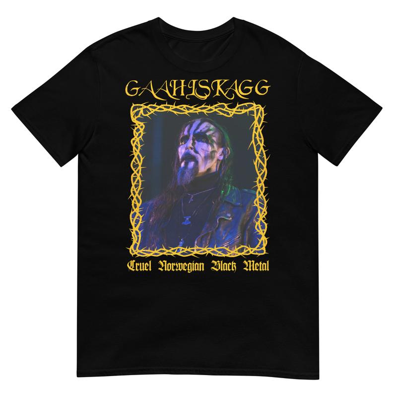 GAAHLSKAG "Cruel Black Metal Norvégien" T-shirt Unisexe
