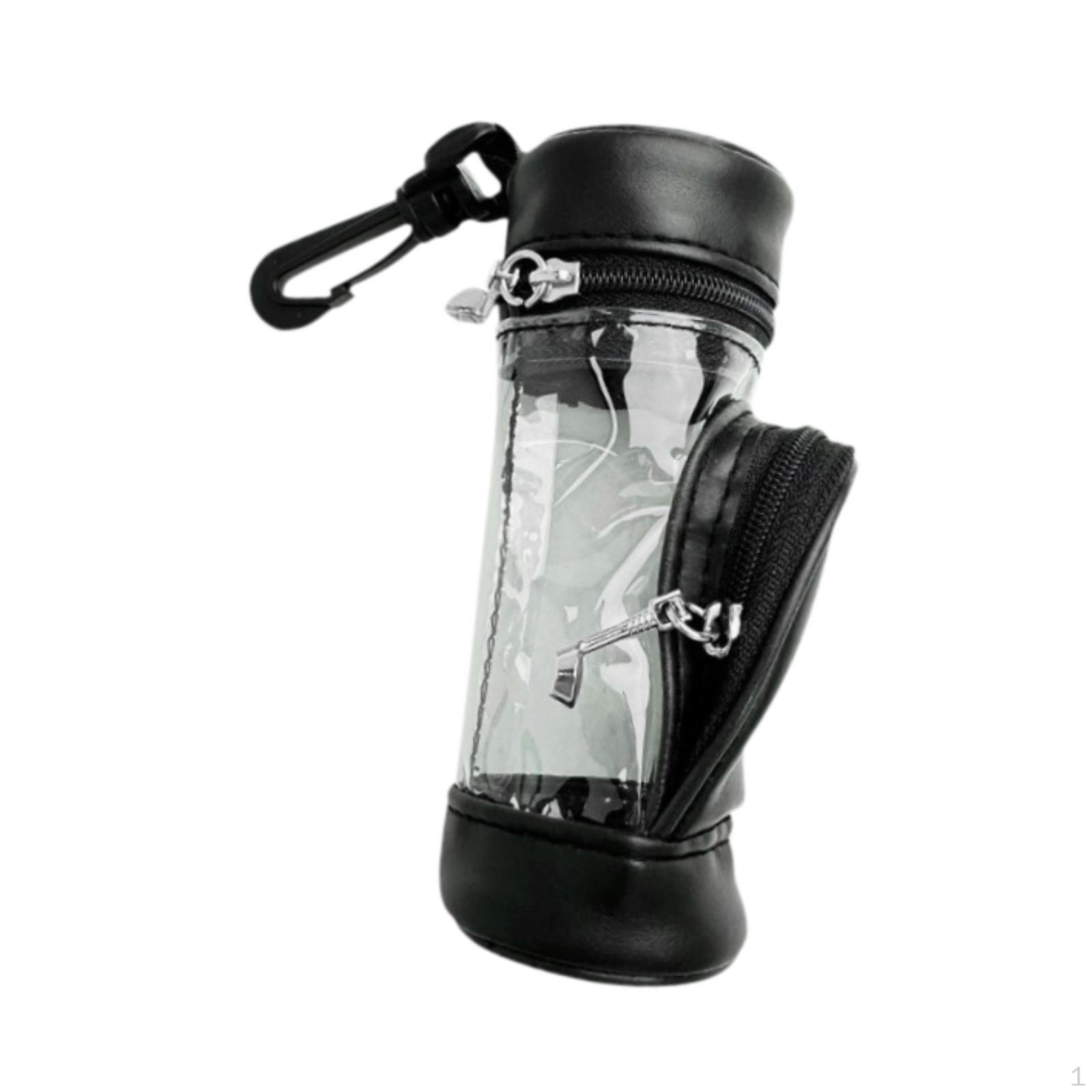 

Сумка-чехол для гольф-мячей с крючком для петли ремня чёрный