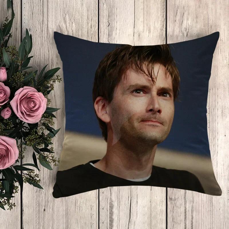 Anime Pillow David Tennant Cushion Cover X Decorative Pillowcases For Pillows X Pillowcase Car Decoration Fall Decor