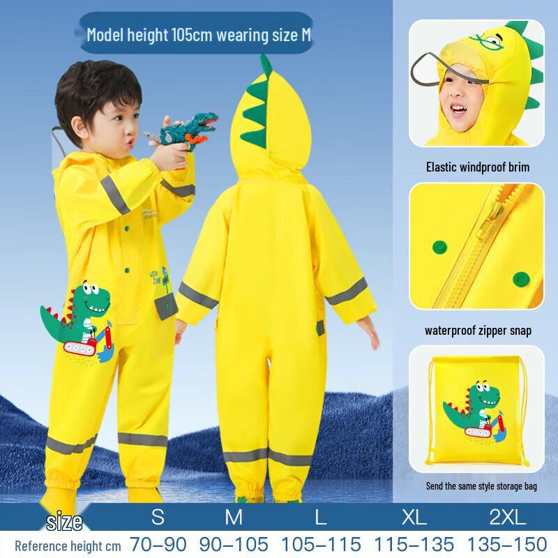 Impermeable de una pieza impermeable para niños