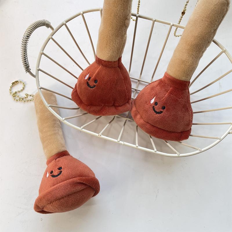 Záchodová zátka Plyšová panenka Klíčenka Kreslený Záchodový píst Náplň Vycpané panenky Klíčenka Přívěsek Batoh Přívěsky Taška Dekor Dárky