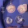 Silent Turbine Clip Fan for Desk or Wall - Powerful Cooling for Office and Dorm