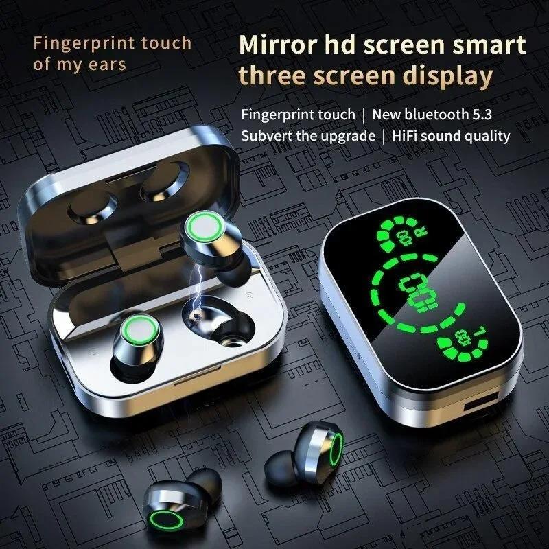 Xiaomi Original YD03 TWS Kopfhörer Taschenlampe Kabelloses Headset 9D Geräuschunterdrückung Neuer 5.2 Bluetooth Kopfhörer mit LED Leistungsanzeige