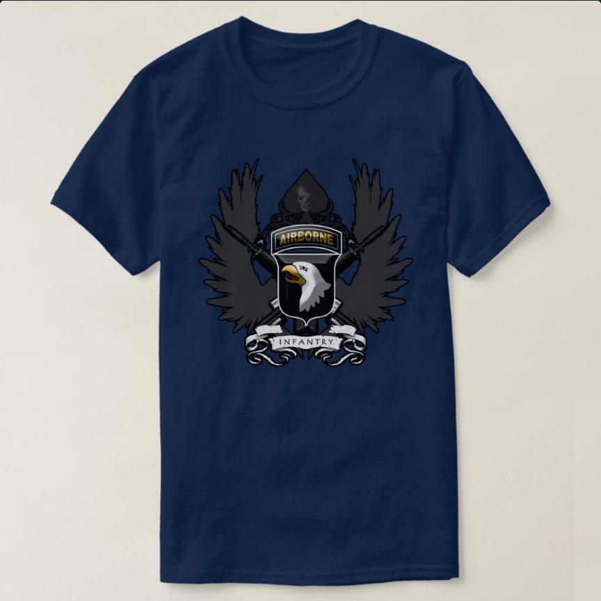 

101st Airborne Division Insignia Wings TShirt 100 Cotton ONeck Short Sleeve Summer Casual Mens Tshirt Size S3XL 4XL