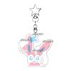 Kawaii Eevee Vaporeon Flareon Q Version Anime Characters Acrylic Keychain Umbreon Cartoon Ornaments Backpack Charm Accessories