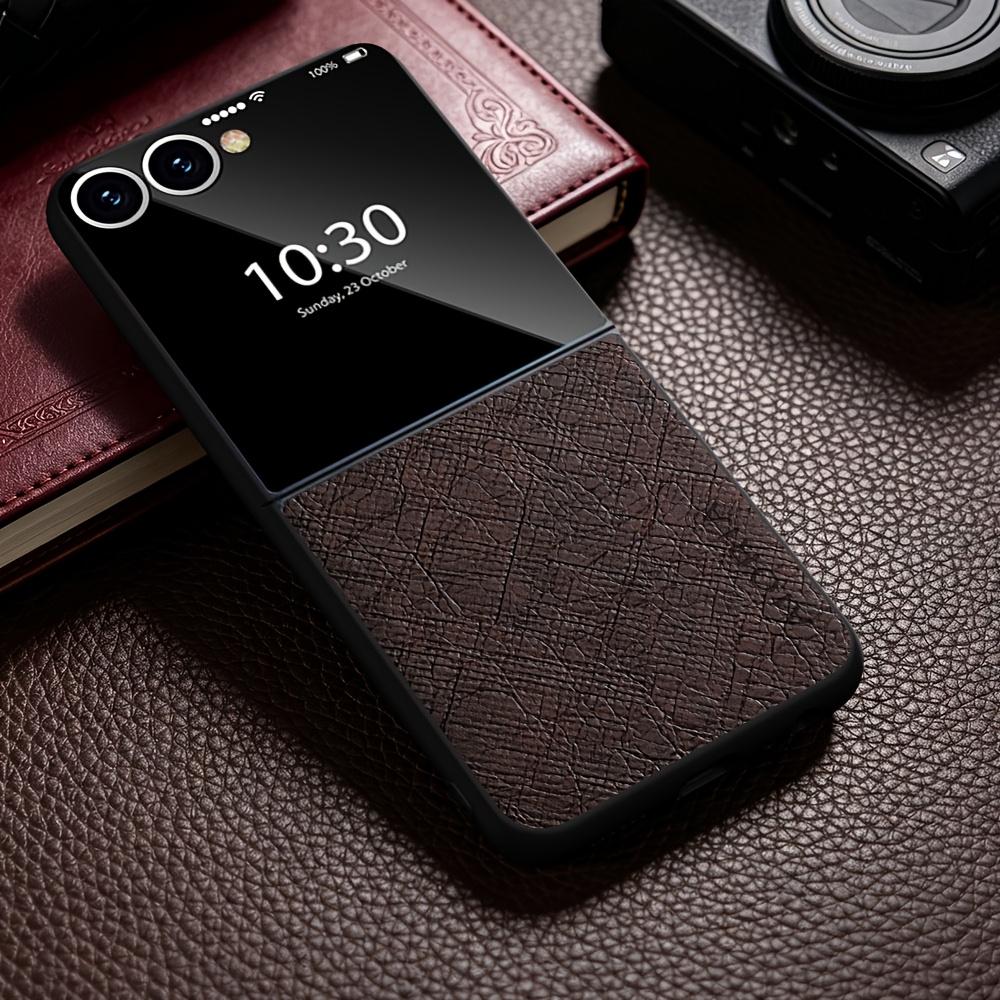 Phone Case: Minimalist Luxury Style Phone Case for Samsung for Galaxy Z Flip 8 7 FE 6 5 4 3 Scratch-resistant Protection for Galaxy Z Flip8 Case
