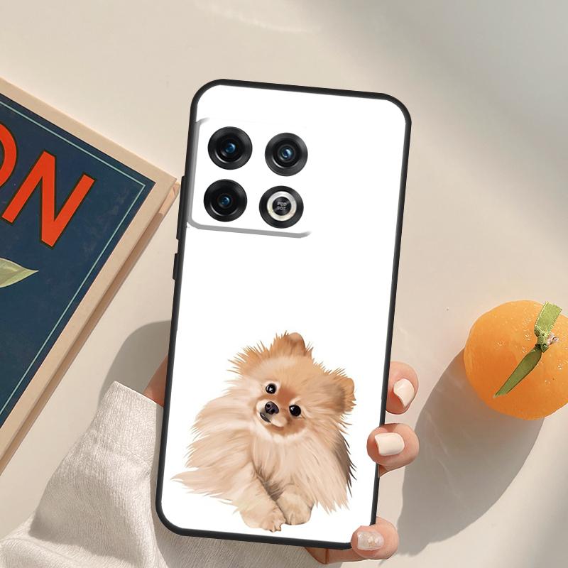 Pomeranian Dog Case For OnePlus 12R 13R 13T 10R 15 13 12 11 10T 8T Nord CE 4 3 2 Lite N20 N30 Nord 5 Cover