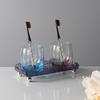 Heat-Resistant Glass Rinse Cup Set