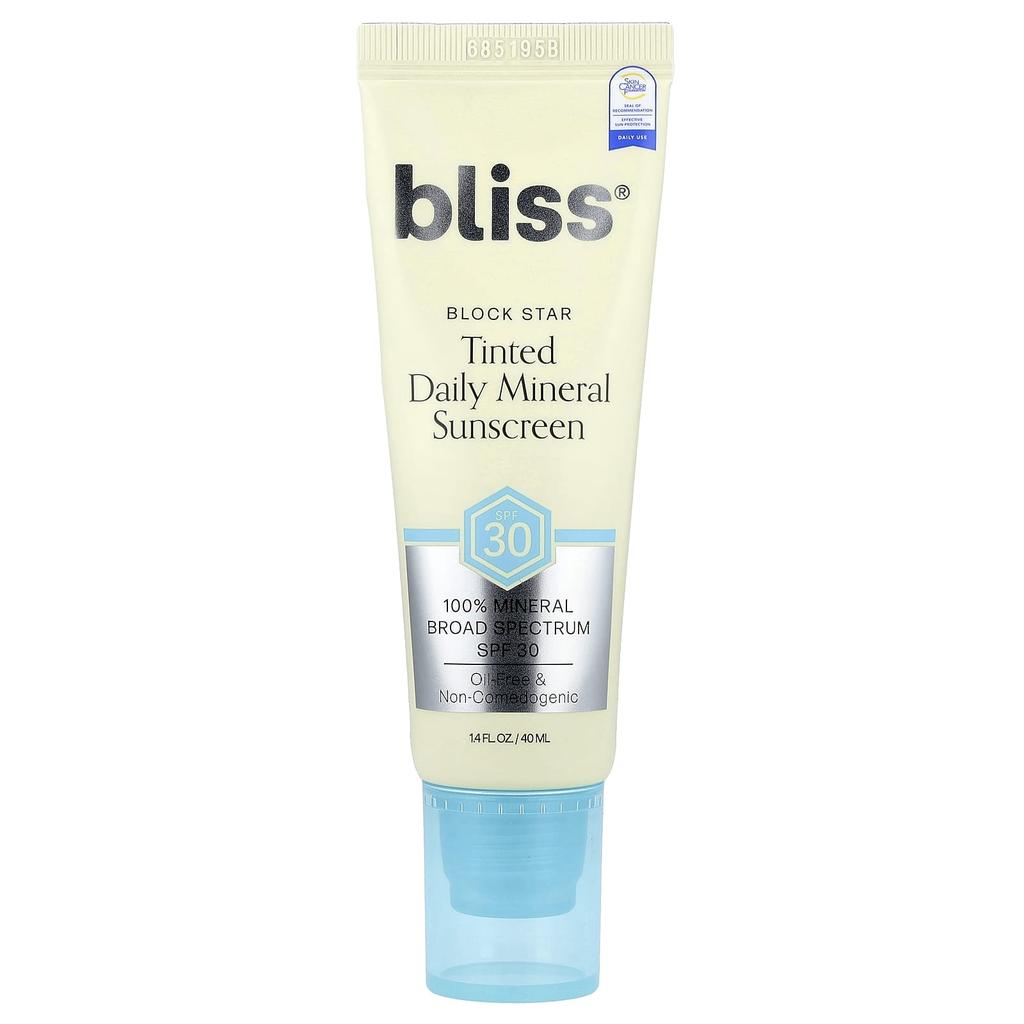 Bliss, Block Star™ Sheer Tinted Daily Sunscreen, LSF 30, 40ml (1,4 fl oz)