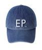 Ipidibellob Ep Applique Denim Washed Ball Cap Medium Indigo
