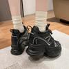 Fashion 10CM Spring Women Platform Sneakers Autumn Breathable Wedges Casual Shoes High Heels Thick Sole Sneakers Woman Deportivas Mujer