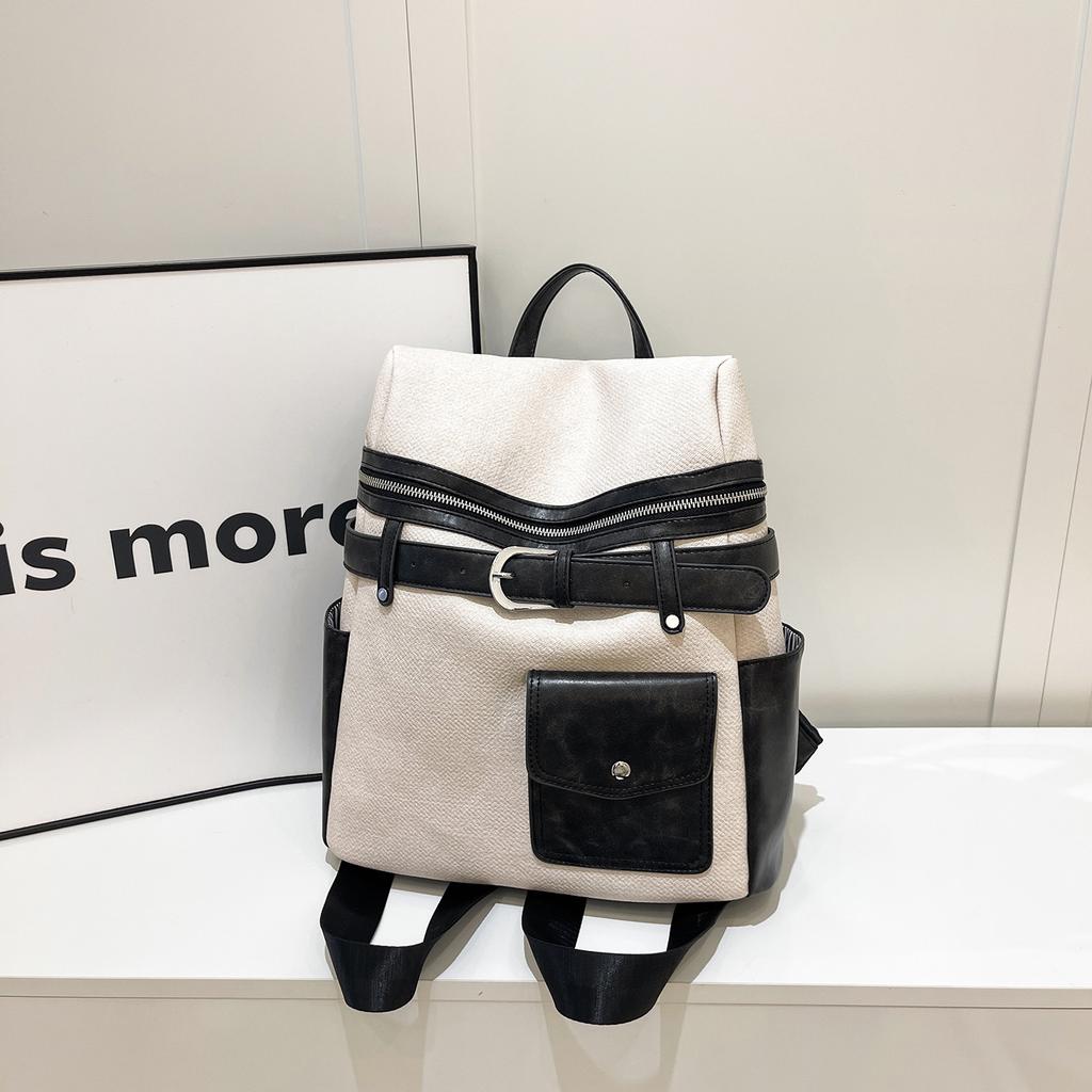 2025 Summer New Large-capacity Commuter Backpack Fashionable Shoulder Bag Casual High-value Portable Tote Bag