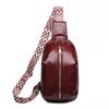 Vintage Chest Bag Women's Crossbody Bag Large Capacity Shoulder Bag