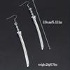 Harajuku Diablo Long Knife Pendant Earrings Cool, Handsome, and Fashionable