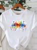 (Asian Size) T Shirt Tee Top Clothing Fashion Sweet Style 90s Women Casual Printed Lady Female Graphic  Short Sleeve T-shirts