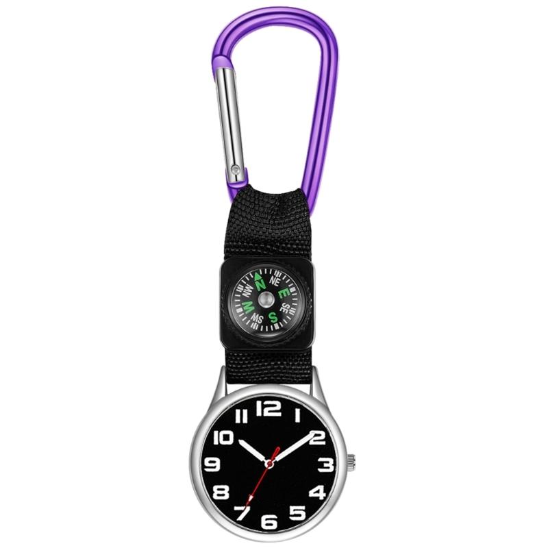 Orologio da Tasca Leggero per Arrampicata Moschettone Clip da Tasca Orologio Sportivo per Escursionismo