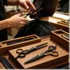 New Professional Hair Cutting Scissors Home Hair Cutting Barber Salon Thinning Shears Stainless Steel Hairdressing Black Golden