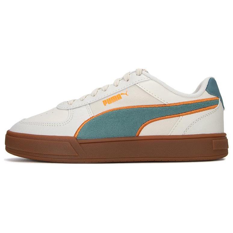 

New PUMA Caven Retro Prep White Green 389331-02 35.5
