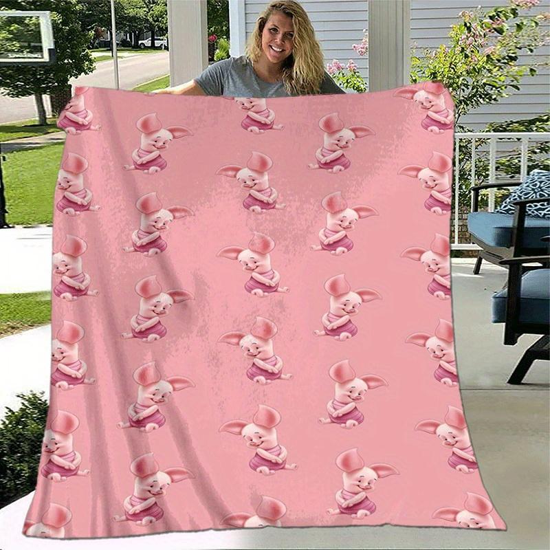 1pz Coperta con Stampa Winnie the Pooh - Morbida, Coperta per Tutte le Stagioni per Soggiorno, Camera da Letto, Regalo Personalizzato con Adorabile Design a Cartone Animato