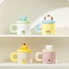Cute Duck Mug High Looking Ceramic Water Cup with Lid To Send Girls Couple Cup Squid Cup Birthday Gift
