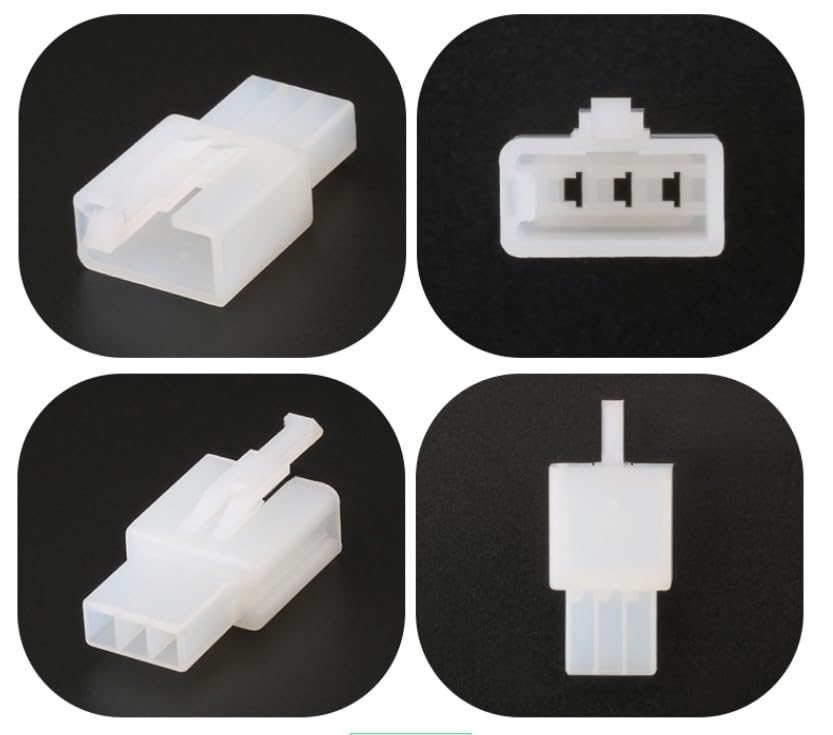 J-base Wire , Connectors, Couplers, Terminals, 10 Set, Wiring Processing, DIY Connector Set (3 Poles)