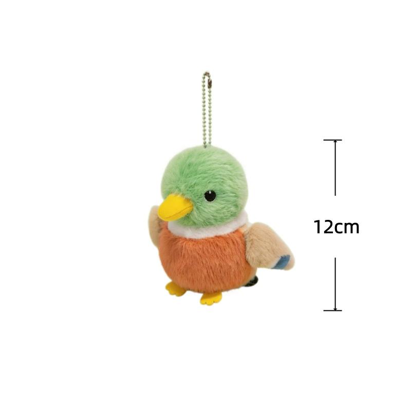 Vogel Plüschtiere Simulierte Vogel Stoffpuppe 12cm Schlüsselanhänger Rucksack Anhänger Dekor Spielzeug Kinderpuppen Geburtstagsgeschenk Für Kinder Freunde