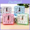 Compact Battery-powered Children's Alarm Clock In Fun Candy Colors