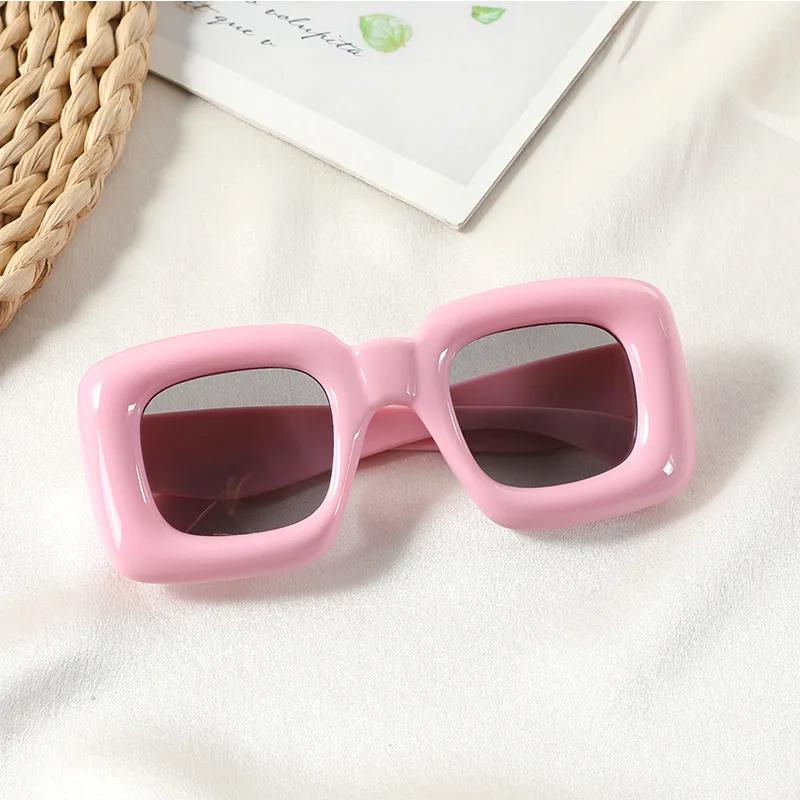 3-12 Years New Style Square Sun Glasses for Boys Girls Y2K Retro Style Design Shades Candy Color Goggle Sun Eyeglasses Kids Children Eyewear