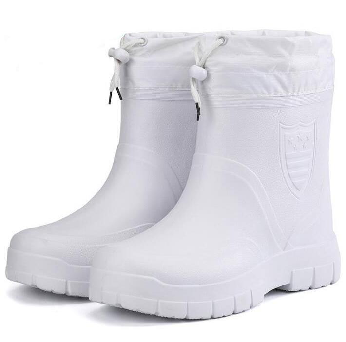 Pánské sněhule Outdoorové vodotěsné rybářské zimní teplé kotníkové boty pro muže Nadměrná velikost Silná podrážka Protiskluzové