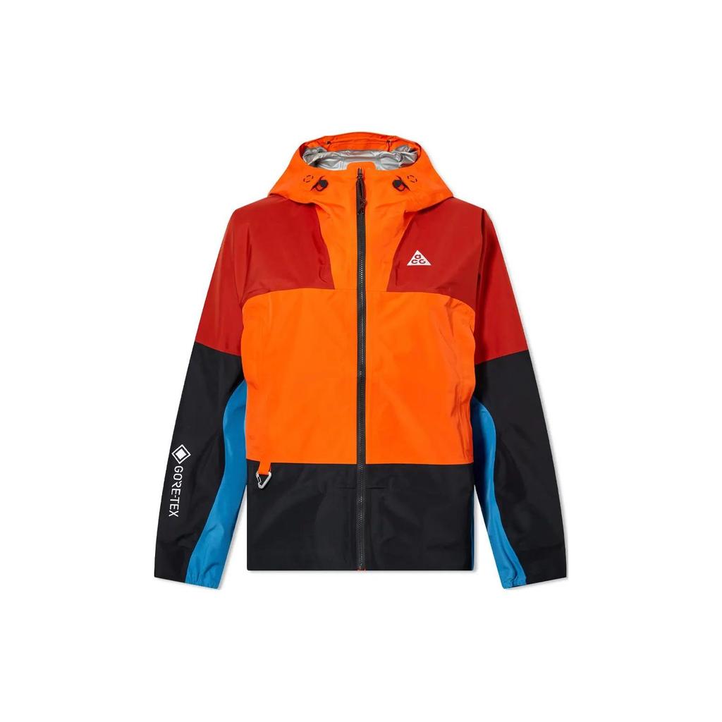 Nike Spliced Hooded Zip-Up Jacket With Letter Print Women Jackets Multicolor DB8149-817