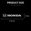 Náhodné samolepky do interiéru auta Styling emblému volantu pro Honda Fit Mugen Insight Type S R VTEC DOHC Modulo Vezel Legend RR Si