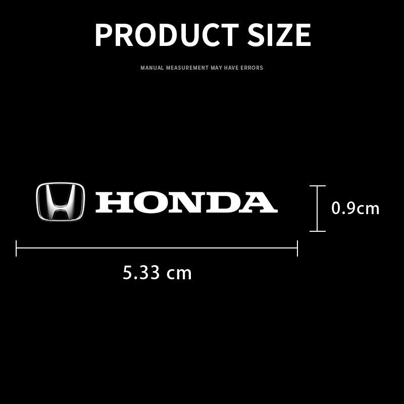 Náhodné samolepky do interiéru auta Styling emblému volantu pro Honda Fit Mugen Insight Type S R VTEC DOHC Modulo Vezel Legend RR Si
