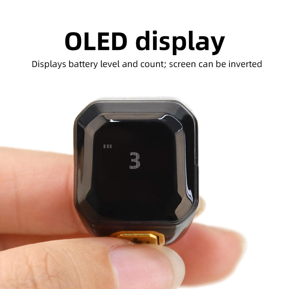 Digital Smart Zikr Ring Counters Bluetooth App Tasbih Tally Counter for Muslims Prayer Time Vibration Reminder Alarm Clock