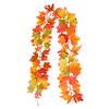 5.7Ft Fall Maple Leaf Garland Artificial Autumn Foliage Garland Harvest Hanging Vine