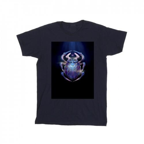 Blue Beetle Mens Glowing Beetle Cotton T-Shirt