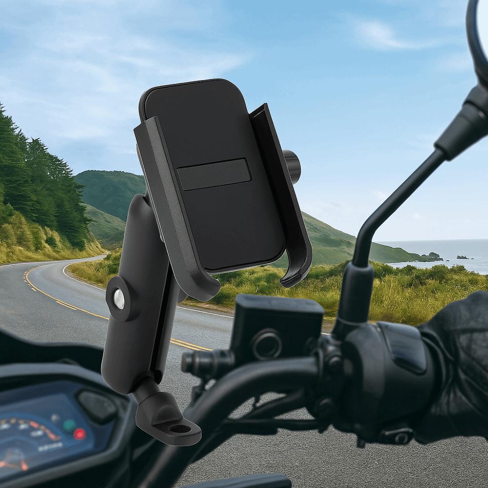 Adjustable Cell Phone Stand Support Bracket Bicycle Rearview Mirror  Riding Equipment