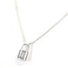 Excellent Necklace Pendant Lockit Chain Silver AG925 Women Q93559 Used