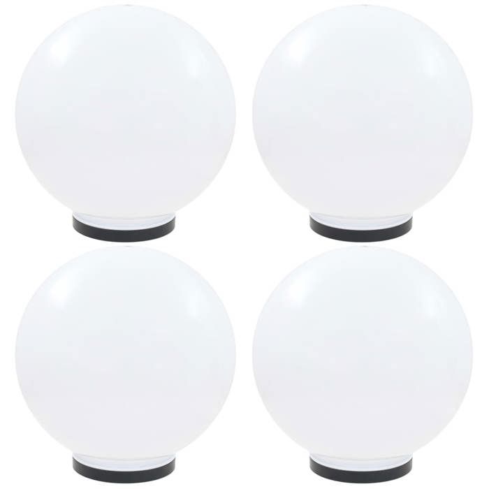 VidaXL 4x LED Lights In Spherical Ball Shape Lighting Solar Lights Path Lights Garden Light Patio 277144