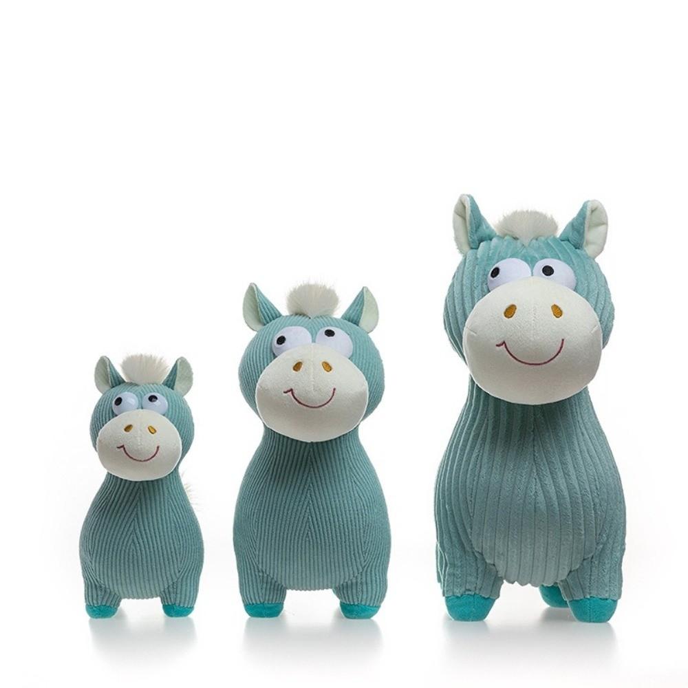 Soft Cartoon Horse Doll Mascot Dolls Horse Doll Ornament Zodiac Pony Figurine Desktop Decoration